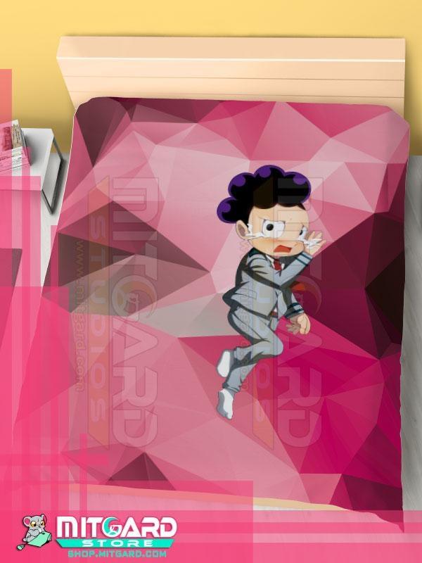 MY HERO ACADEMIA Mineta Minoru - Bed Sheet or Duvet Cover Anime videogame - Flat bed sheet / 120cm x 200cm / Poplin - 3